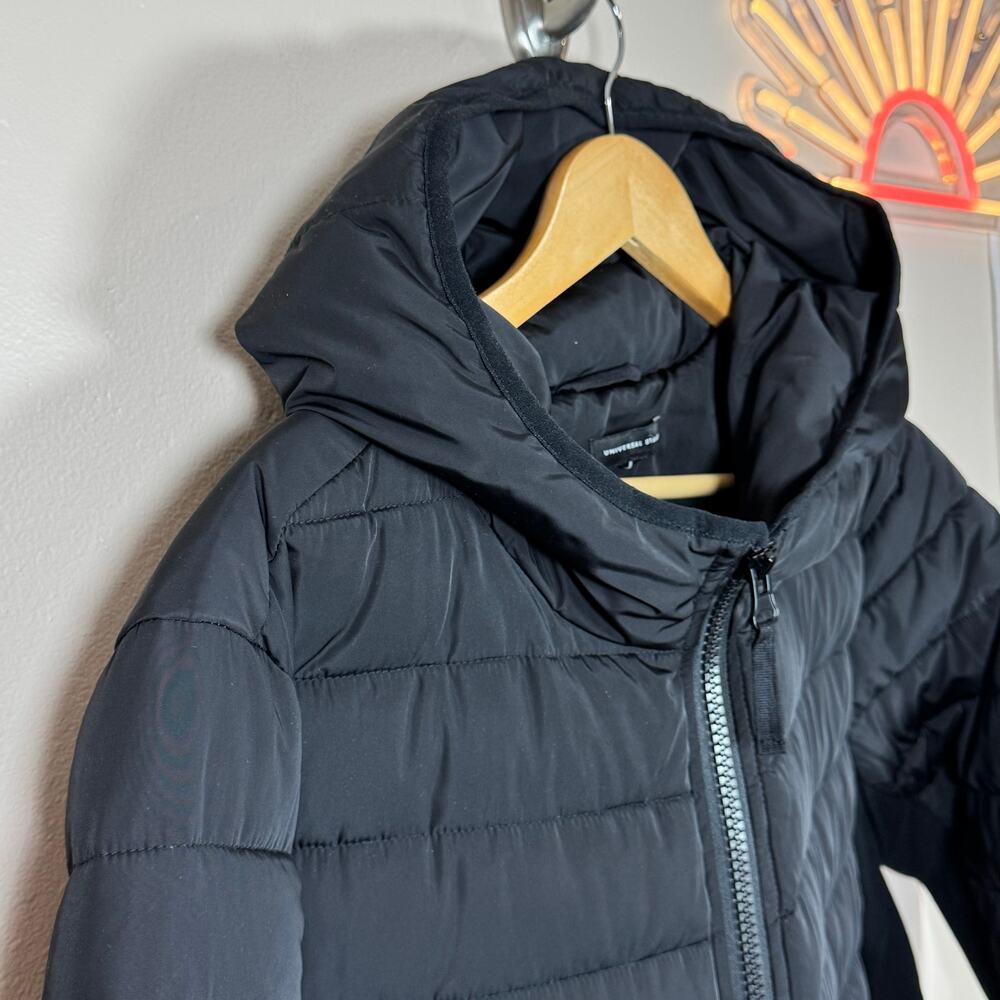 Universal Standard Down Coat Jacket Black Puffer … - image 4
